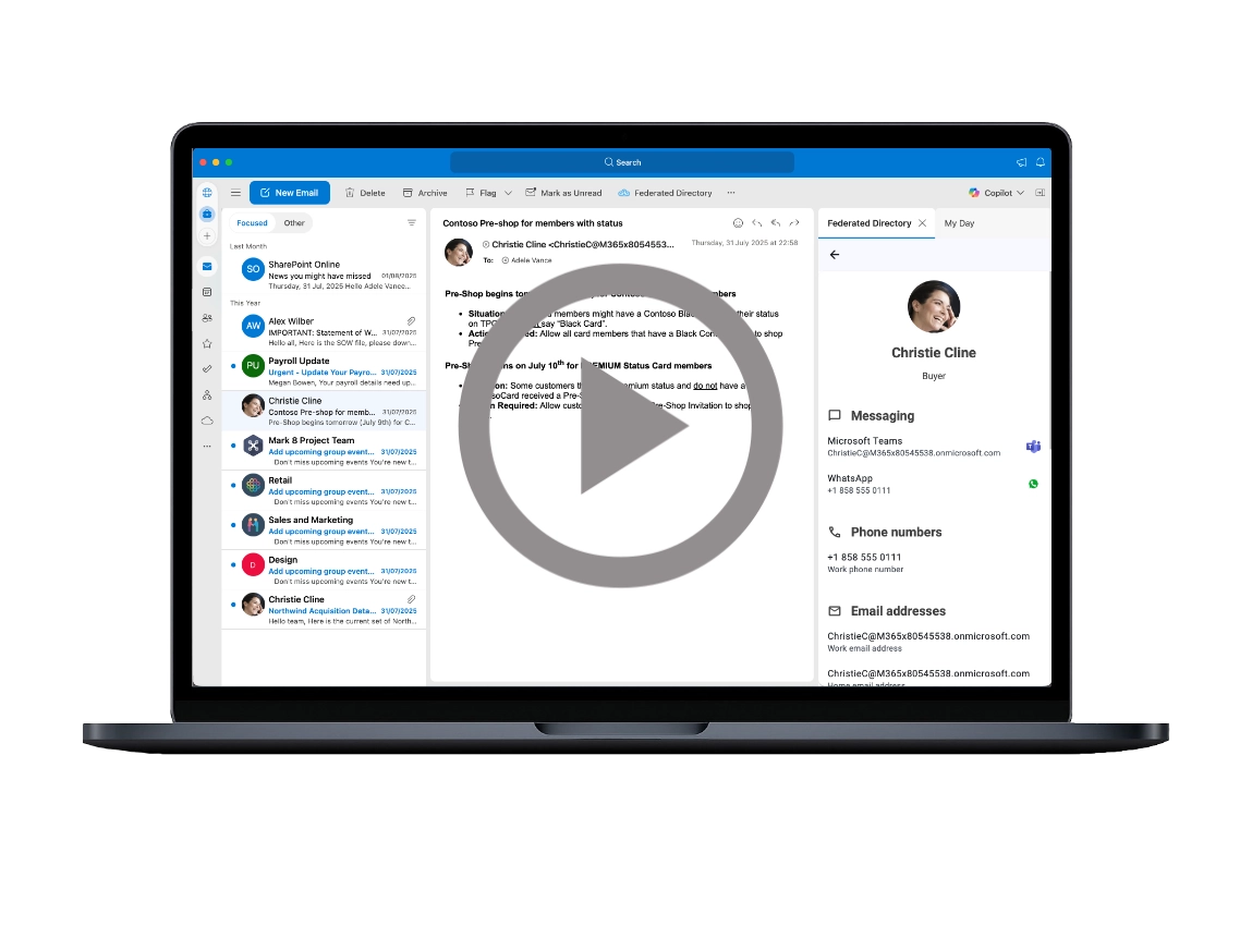 Outlook integration
